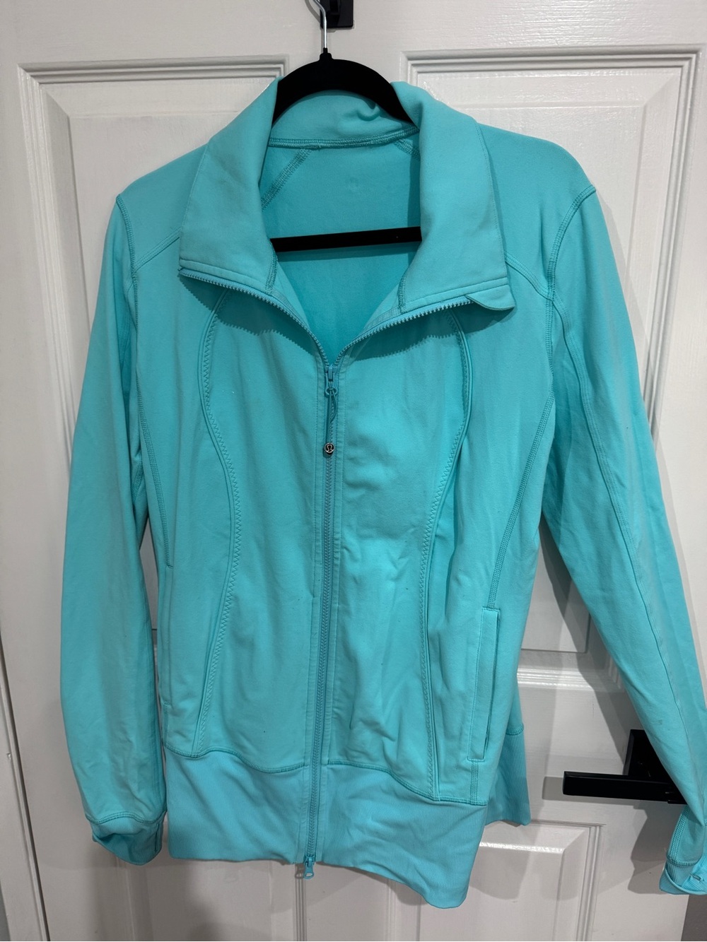 lululemon athletica Aqua Zip-Up Bomber Jacket